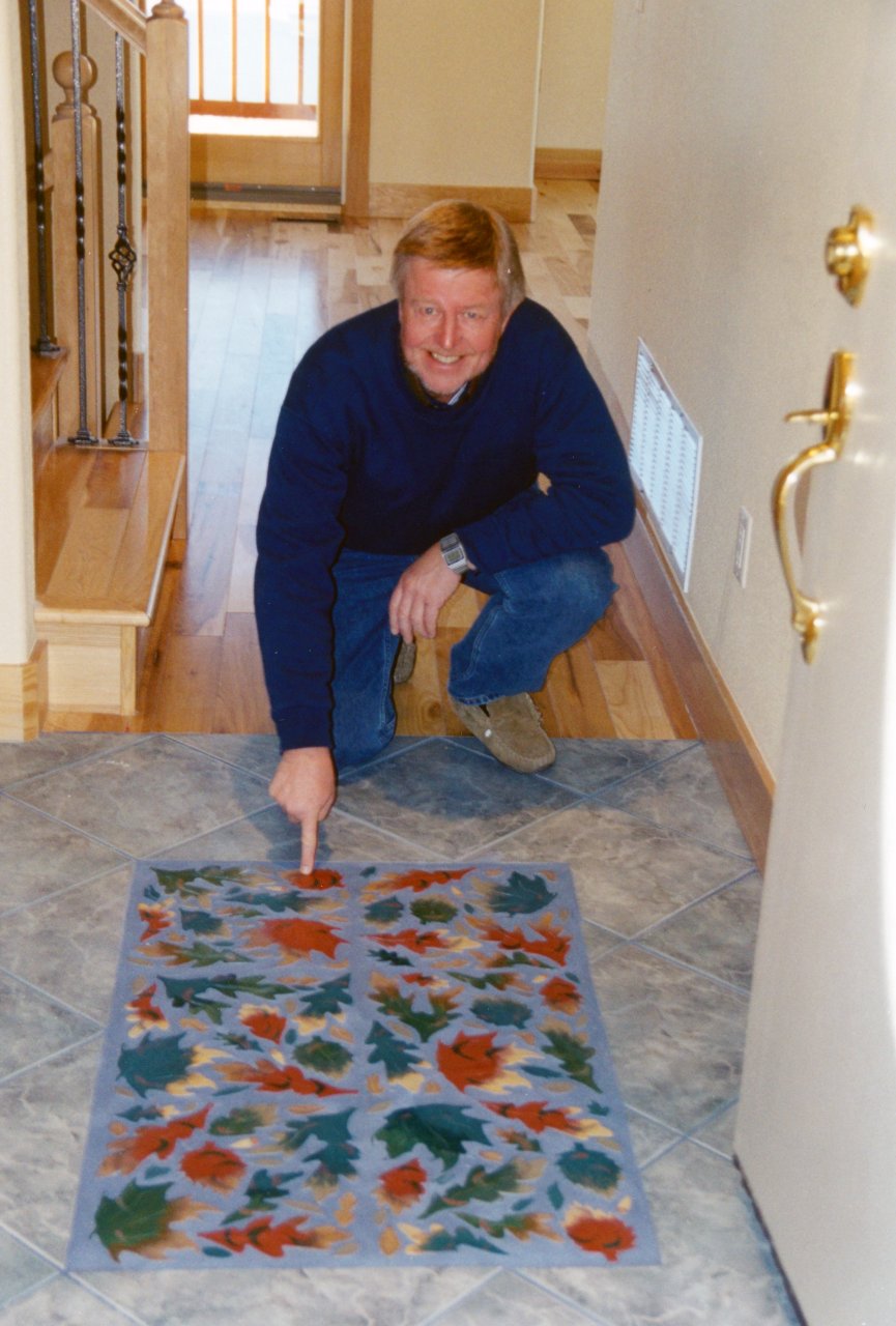 Building Twin Lakes house 2004-entryway